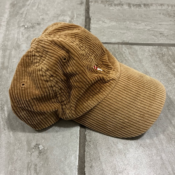 Ralph Lauren Corduroy Polo Player Baseball Cap in Brown - Picture 5 of 8